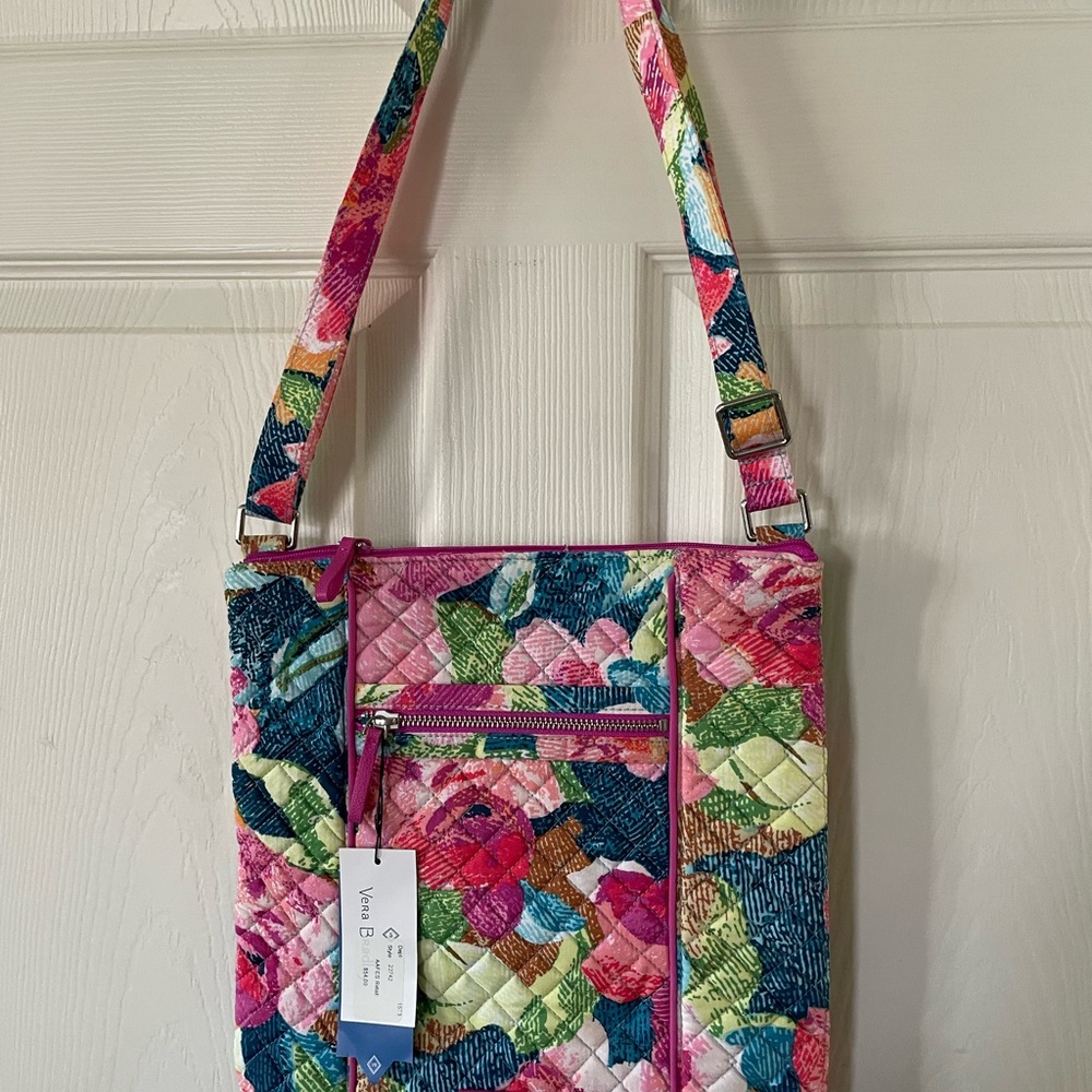 NWT Vera Bradley Hipster Crossbody bag in Superbloom pattern - Picture 5 of 11